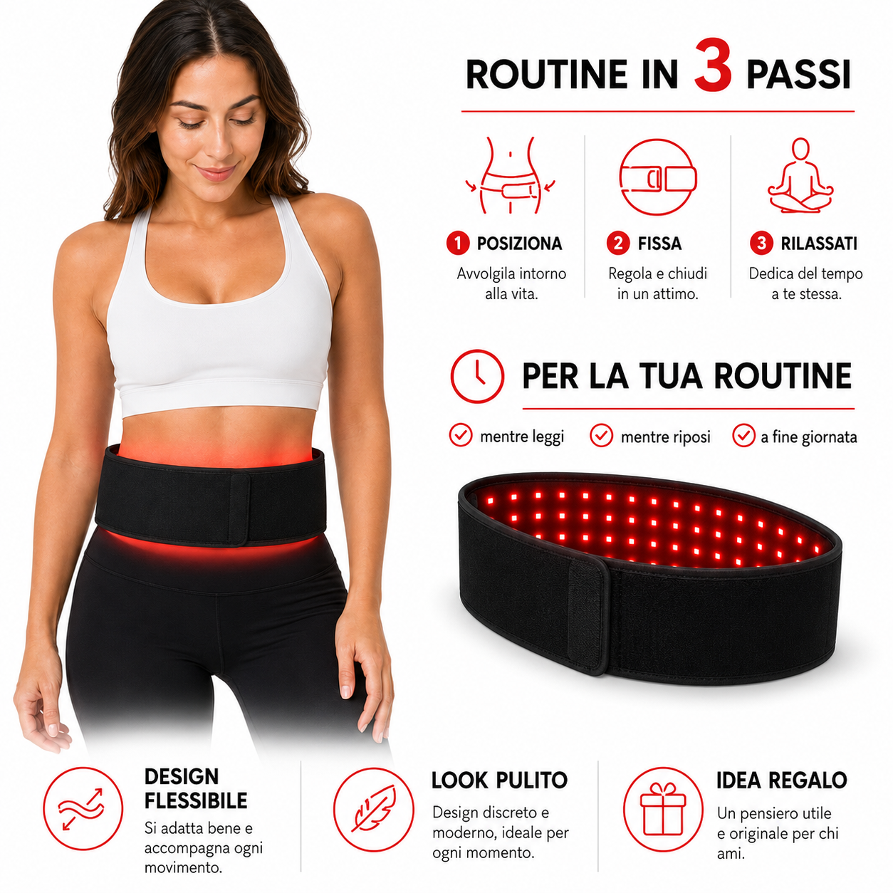 Fascia Infrarossi ThermoCalm 3 in 1